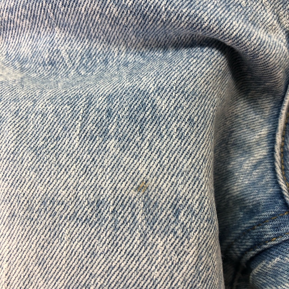 Revice Yin Yang Tokyo Wash Jeans Full Zip Split 2 Toned Crop Sz 23 Retro Casual - Picture 8 of 8